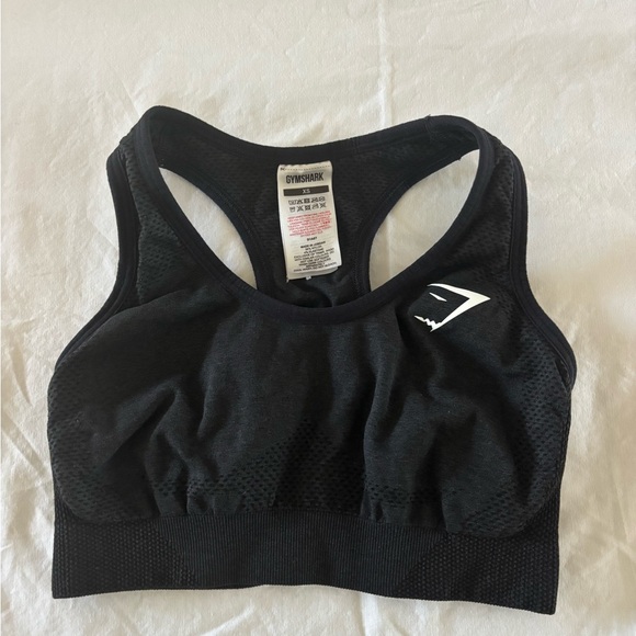 Gymshark Other - Gymshark Black Racerback Seamless Sports Bra